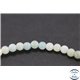 Perles en amazonite du Brésil - Rondes/4mm - Grade AB+