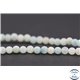 Perles en amazonite du Brésil - Rondes/4mm - Grade AB+