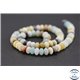 Perles semi précieuses en amazonite - Roues/8 mm - Multicolore
