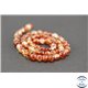 Perles semi précieuses en cristal crack - Rondes/6 mm - Corail