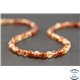 Perles semi précieuses en cristal crack - Rondes/6 mm - Corail