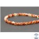 Perles semi précieuses en cristal crack - Rondes/6 mm - Corail