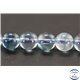 Perles semi précieuses en cristal crack - Rondes/6 mm - Bleu ciel