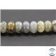 Perles semi précieuses en labradorite - Roues/10 mm - Gris smoke