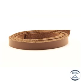 Lanière Cuir Premium - 10 mm -Marron foncé