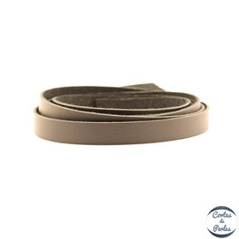 Lanière Cuir Premium - 10 mm - Noir