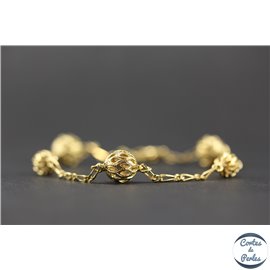 Bracelets marseillais - 19 cm - Doré