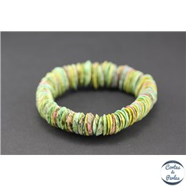 Bracelets en coquillages - Vert