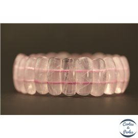 Bracelets en semi précieuses - Quartz Rose