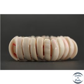 Bracelets en coquillages - Rose