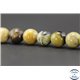 Perles semi précieuses en jaspe - Rondes/8 mm - Jaspe océan