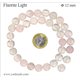Perles semi précieuses en Fluorite - Ronde/12 mm - Transparent