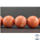 Perles semi précieuses en gorgone corail - Rondes/21 mm - Rose