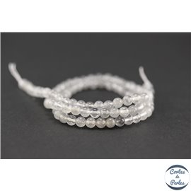 Perles en quartz nuage - Rondes/4mm