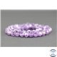 Perles semi précieuses en améthyste - Pépite/5 mm