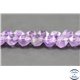 Perles semi précieuses en améthyste - Pépite/5 mm