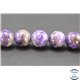 Perles semi précieuses en charoïte - Ronde/10 mm - Grade AB