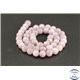 Perles semi précieuses en kunzite - Ronde/8 mm - Grade AB