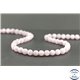 Perles semi précieuses en kunzite - Ronde/8 mm - Grade AB