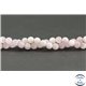 Perles semi précieuses en kunzite - Ronde/6 mm - Grade AB