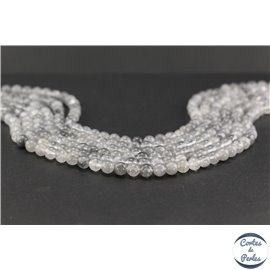 Perles en quartz nuage - Rondes/6mm