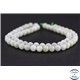 Perles semi précieuses en jade de Birmanie - Ronde/6 mm - Vert pâle