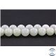 Perles semi précieuses en jade de Birmanie - Ronde/6 mm - Vert pâle