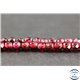 Perles semi précieuses en grenat - Ronde/3 mm - Grade AB