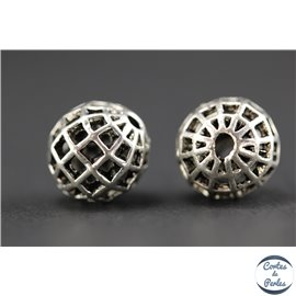 Apprêts american finding boules vernies - Rondes/10 mm - Argenté
