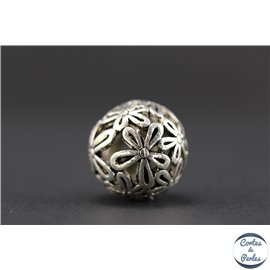 Apprêts american finding boules vernies - Rondes/18 mm - Argenté
