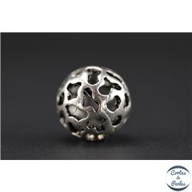 Apprêts american finding boules vernies - Rondes/14 mm - Argenté