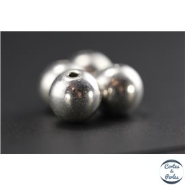 Apprêts american finding boules vernies - Rondes/10 mm - Argenté
