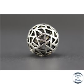Apprêts american finding boules vernies - Rondes/17,5 mm - Argenté