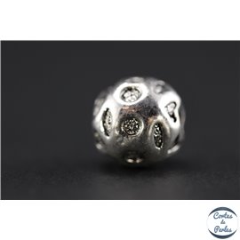 Apprêts american finding boules vernies - Rondes/12 mm - Argenté