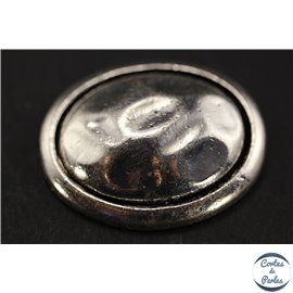 Apprêts american finding pampilles vernies - Ovales/31 mm - Argenté