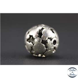 Apprêts american finding boules vernies - Rondes/17,5 mm - Argenté