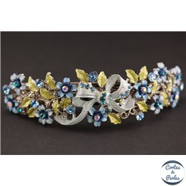 Barrettes de cheveux - 10 cm - Bleu