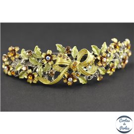 Barrettes de cheveux - 10 cm - Jaune