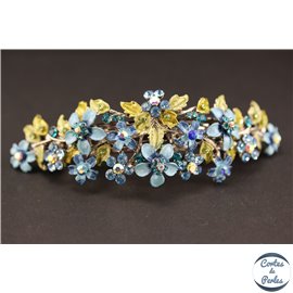 Barrettes de cheveux - 9,5 cm - Bleu