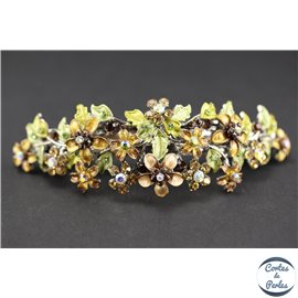 Barrettes de cheveux - 9,5 cm - Orange