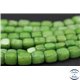 Perles semi précieuses en australian agate - Nuggets/13 mm - Vert