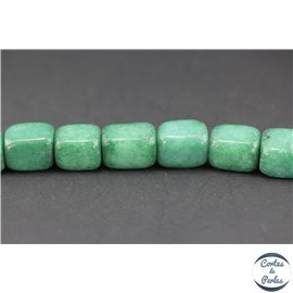 Perles en agate verte - Nuggets/18mm