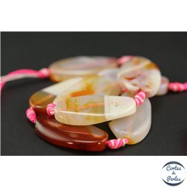 Perles en agate light - Ovales/38mm