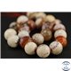 Perles semi précieuses en agate - Rondes/16 mm - Orange