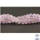 Perles semi précieuses en améthyste - Roue/8 mm - Violet light