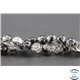 Perles semi précieuses en quartz rutile - Ronde/6 mm - Noir - Grade AA