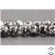 Perles semi précieuses en quartz rutile - Ronde/6 mm - Noir - Grade AA