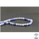 Perles semi précieuses en aventurine bleue - Ronde/6 mm