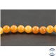 Perles semi précieuses en aventurine orange - Ronde/6 mm