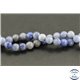Perles semi précieuses en aventurine bleue - Ronde/8 mm